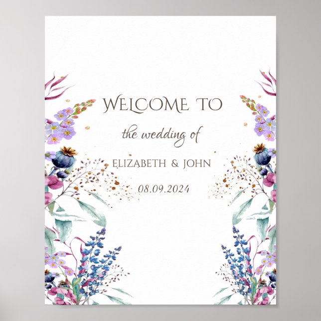 Poster Fleur sauvage Meadow (Devant)