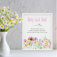 Fleur sauvage Meadow Baby Chasse de choq Baby show