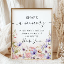 Fleur sauvage Meadow Memorial Funeral Partager une