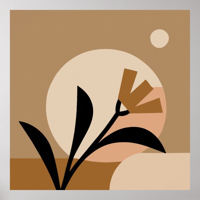 Poster Fleur Sun Boho (Devant)