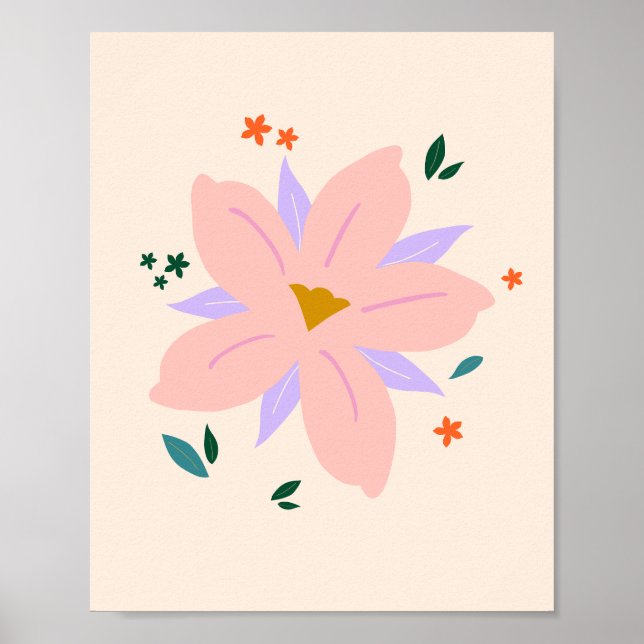 Poster Fleur tropicale | 02 (Devant)