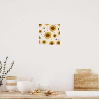 Poster Fleurir comme un tournesol
