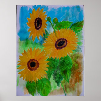 Poster fleurs