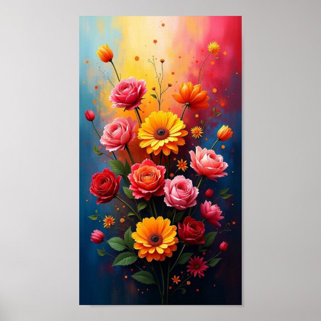 Poster Fleurs (Devant)