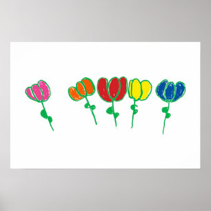 Poster Fleurs