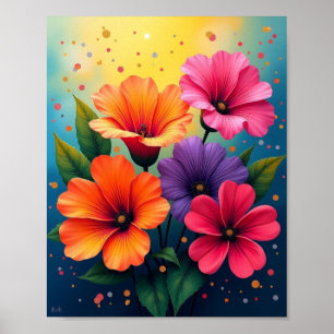 Poster Fleurs