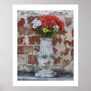 Poster Fleurs 16x20 avec Edge