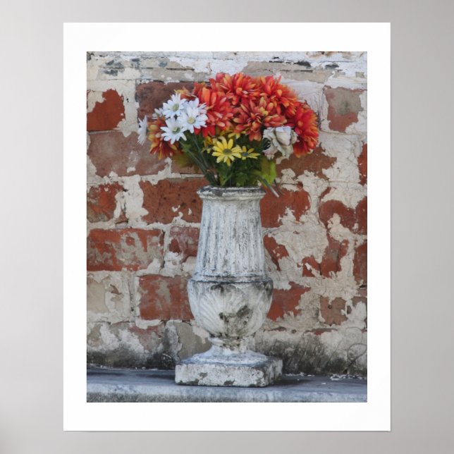 Poster Fleurs 16x20 avec Edge (Devant)