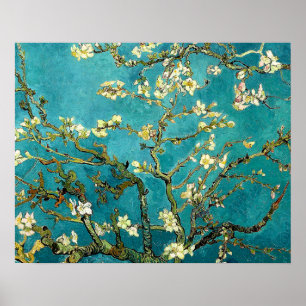 Poster Fleurs d'amandier de Van Gogh Impressionnisme clas