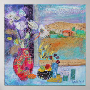 Poster Fleurs dans la fenêtre 2014