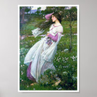 Fleurs dans le vent, John William Waterhouse