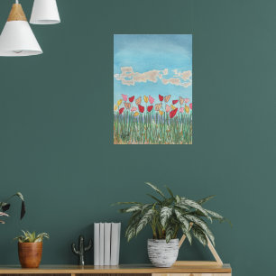 Poster Fleurs de beurre