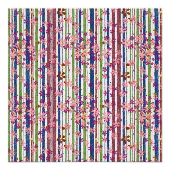 Poster Fleurs de bois (Devant)