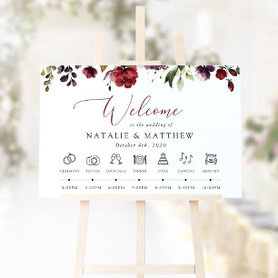 Poster Fleurs de Bourgogne, Fleurs Roses, Chronologie de 