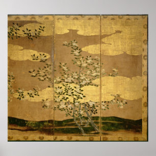 Poster Fleurs de Camellias