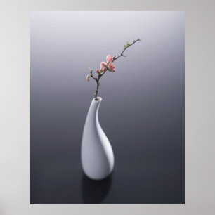 Poster Fleurs de cerisier dans le vase