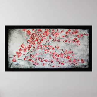 Poster Fleurs de cerisiers 1