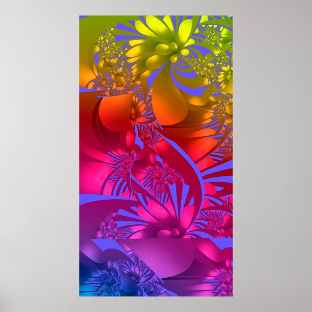 Poster Fleurs de Chakra (Devant)