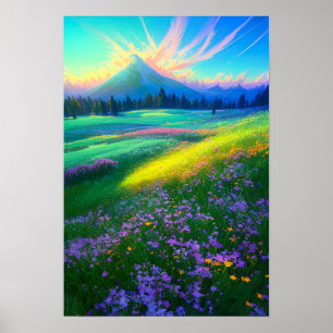 Poster Fleurs de charme dans la palette de la nature