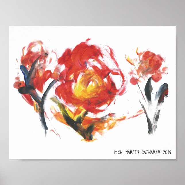 Poster Fleurs de feu (Devant)