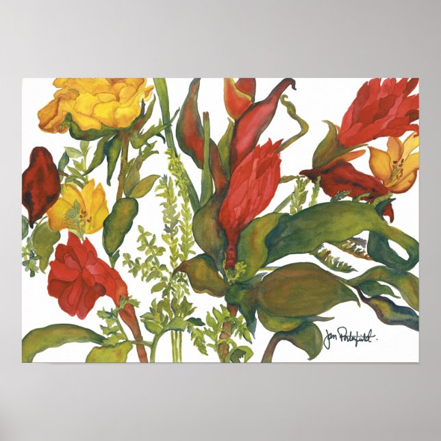 Poster Fleurs de Ken & Jane (Devant)