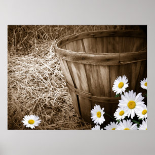 Poster Fleurs de pays