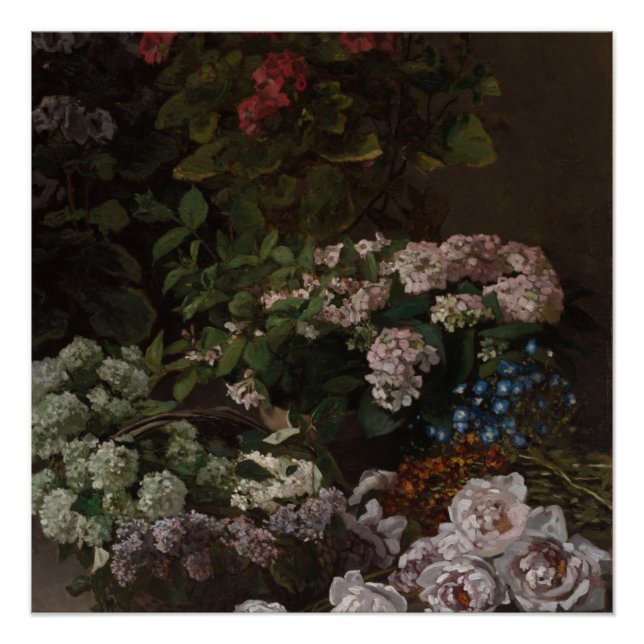 Poster Fleurs de printemps - Claude Monet (Devant)