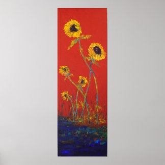 Poster Fleurs de soleil