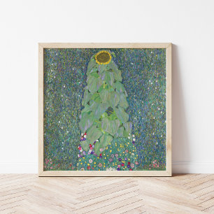 Poster Fleurs de soleil   Gustav Klimt
