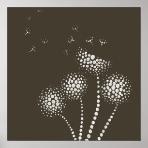 Poster fleurs de soufflement