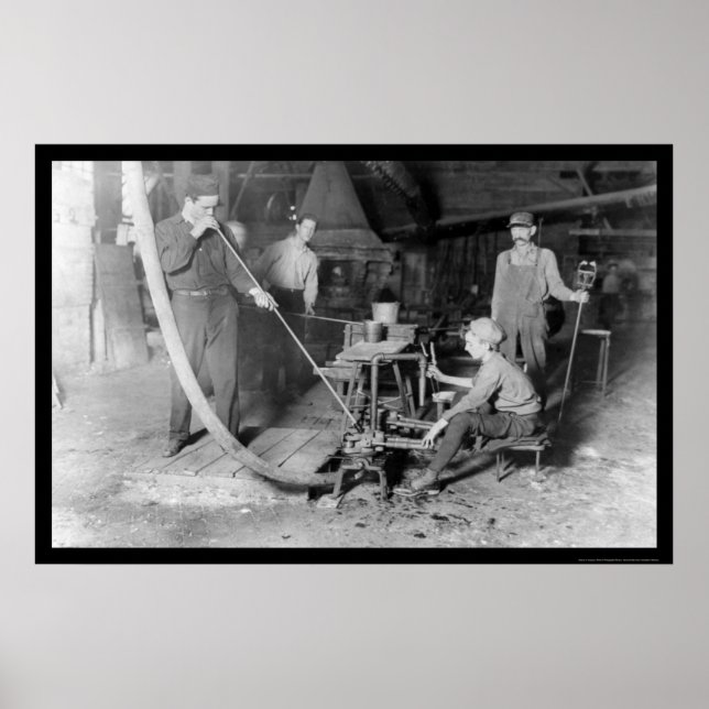 Poster Fleurs de verre à Grafton, WV 1908 (Devant)