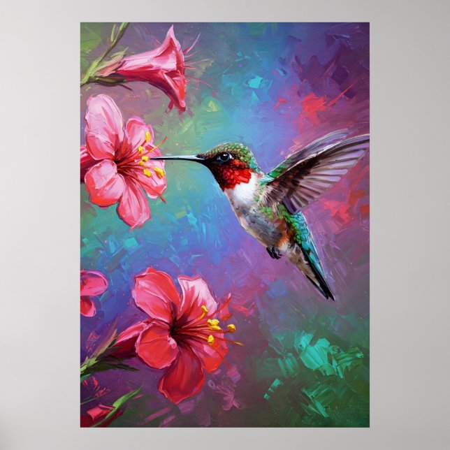 Poster Fleurs de Whisperer : Hummingbird Melody (Devant)