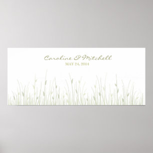 Poster Fleurs d'empreintes digitales