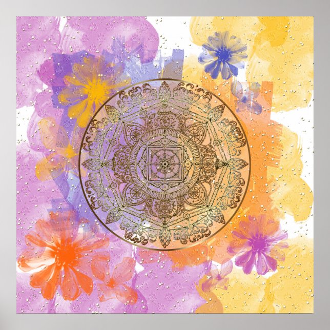 Poster Fleurs d'été (Devant)
