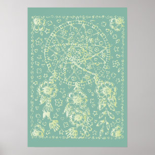 Poster Fleurs d'été