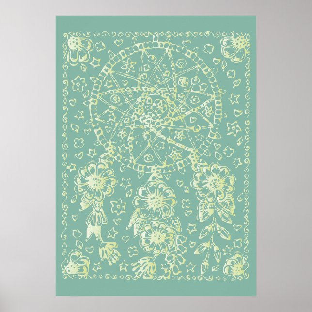 Poster Fleurs d'été (Devant)