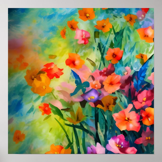 Poster Fleurs d'été (Devant)