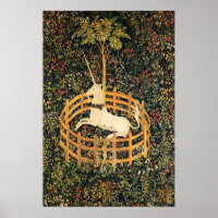 FLEURS D'IMAGINAIRES UNICORNES ET GOTHIQUES, MOTIF