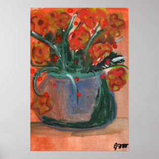 Poster Fleurs du dimanche