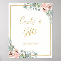 Fleurs Élégantes Rose | Panneau Cartes et Cadeaux