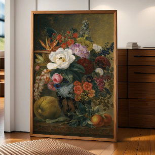 Poster Fleurs exotiques dans un vase grec