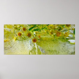 Poster Fleurs glacées,