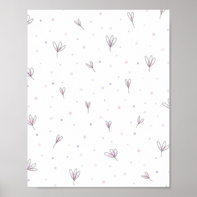 Poster Fleurs Lilac (Devant)