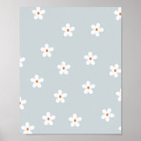 Fleurs marguerites bleues