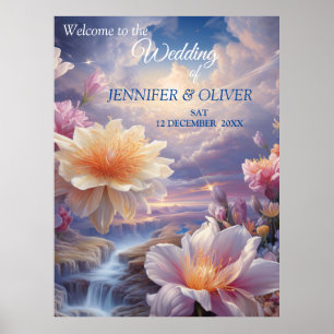 Poster Fleurs mystiques du royaume surnaturel