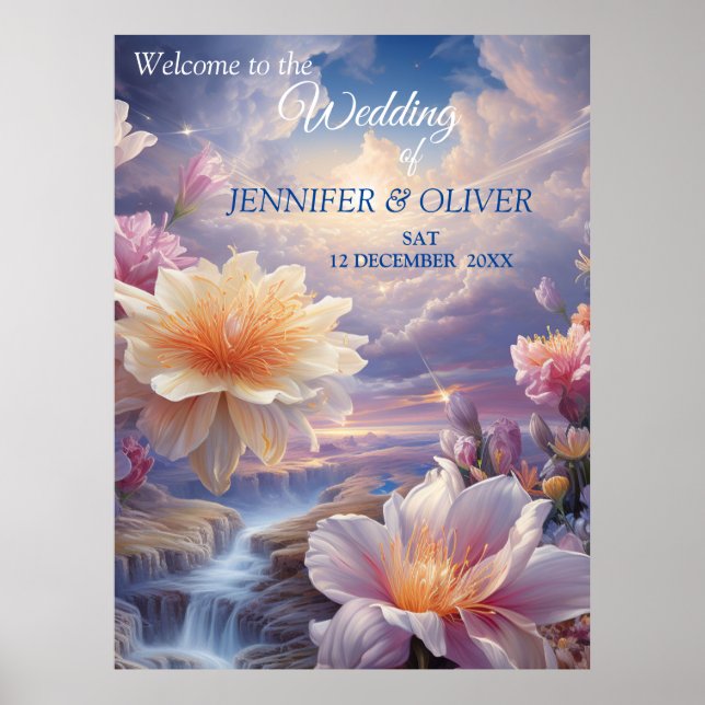 Poster Fleurs mystiques du royaume surnaturel (Devant)