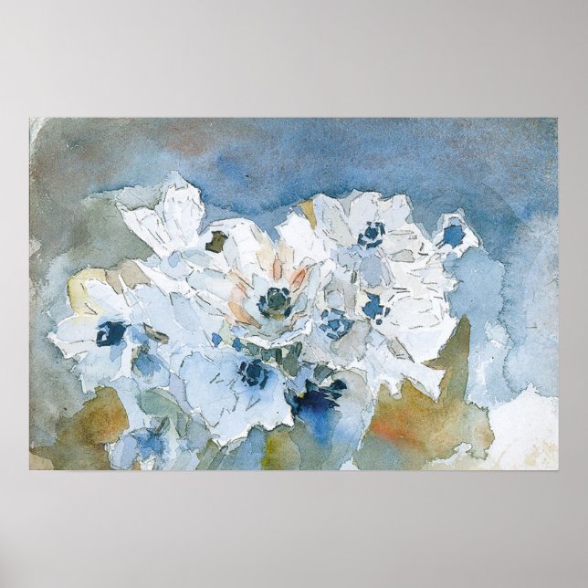 Poster Fleurs par Vrubel (Devant)