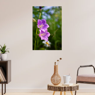 Poster Fleurs romantiques – Fantaisie botanique Boho