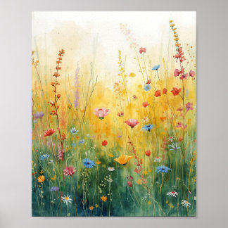 Poster Fleurs Sauvages