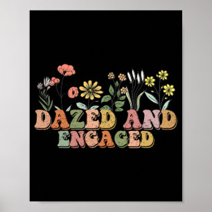 Poster Fleurs sauvages De La Fête De Bachelorette Dazés E